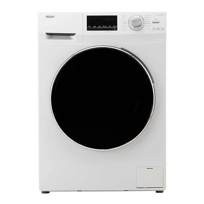 Haier 6 kg Fully Automatic Front Load Washing Machine with In-built Heater White  (HW60-BP10636)