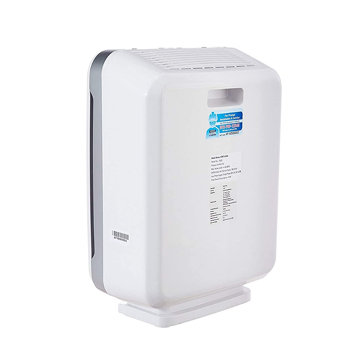 KENT Aura Room Air Purifier 60-Watt with HEPA Technology (White)