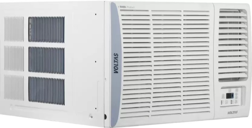 Voltas 2023 Model 1.5 Ton 5 Star Window Inverter AC - White (185V Vertis Elite(4011469), Copper Condenser)