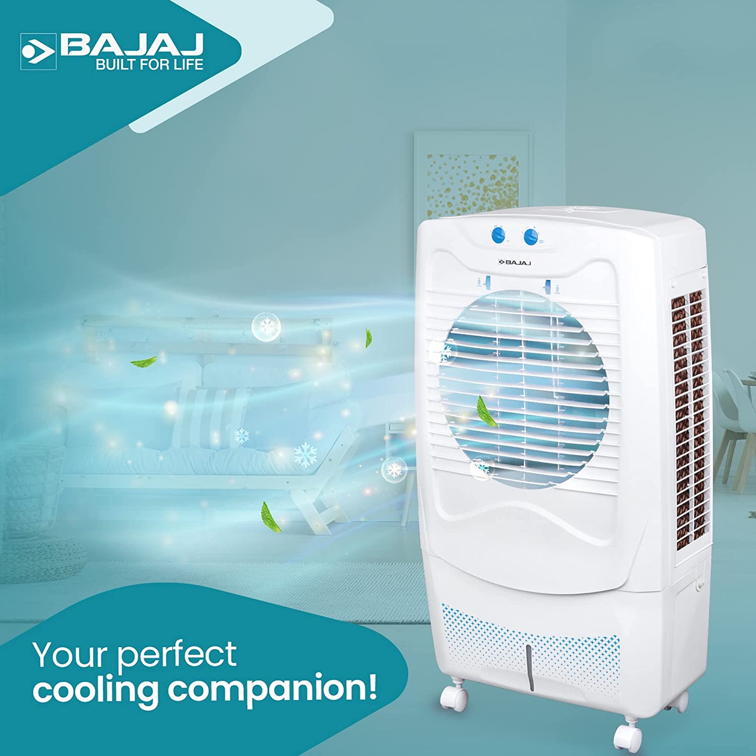Bajaj DC 55 DLX 54L Desert Air Cooler White