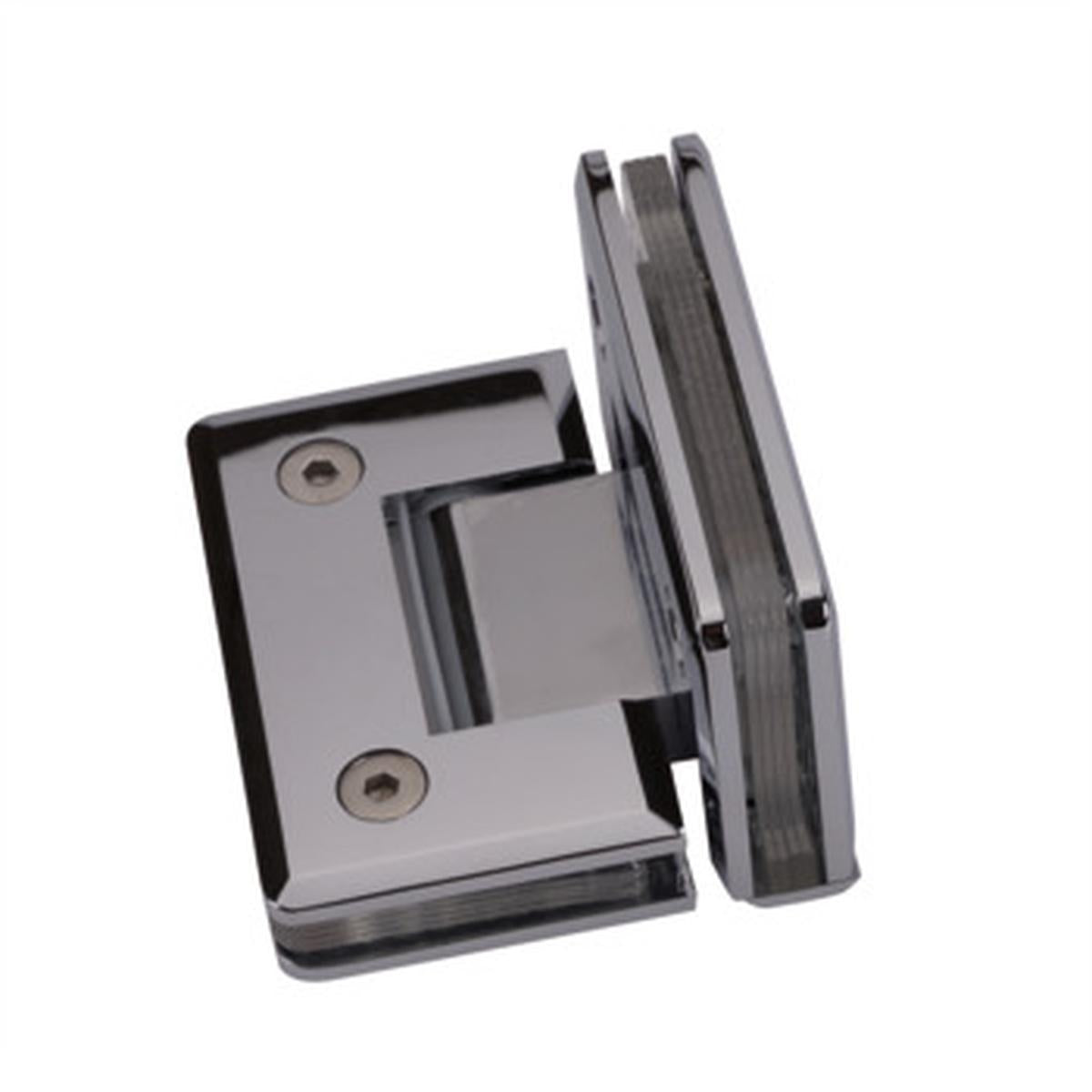 hafele 981.35.092 Glass To Glass Hinge 90° For 8 To 10mm Glass Chrome Polished
