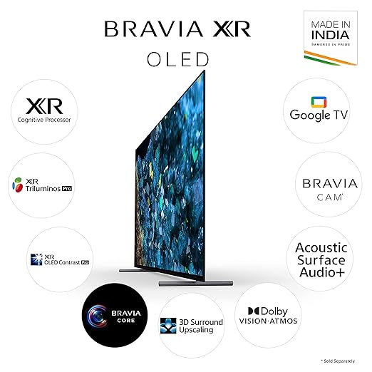 A80L | BRAVIA XR | OLED | 4K Ultra HD | High Dynamic Range (HDR) | Smart TV (Google TV) 210cm