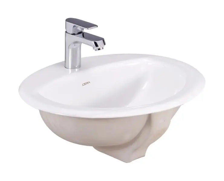 Cera S2030101 Clair 520x450 mm Counter Wash Basin White Colour