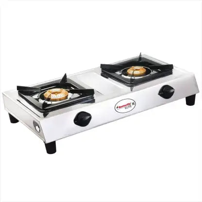 Butterfly Elite Stainless Steel Manual Gas Stove Stainless Steel Manual Gas Stove  (2 Burners)