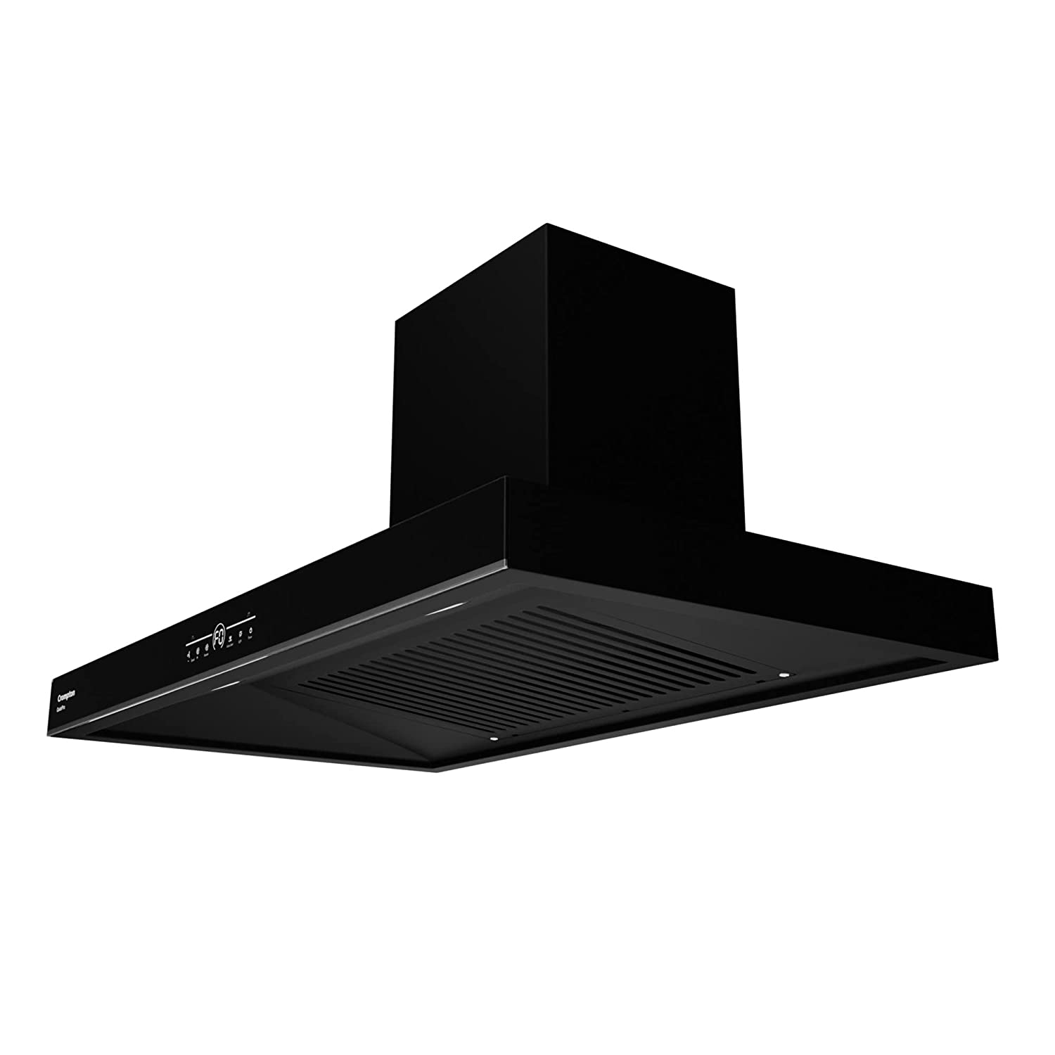 Crompton QuietPro Inverter Motor Box 90cm Chimney Filterles (Black), Free installation&Ducting kit,1430 m³/hr (CHD-QPVB90FLE-MBL)