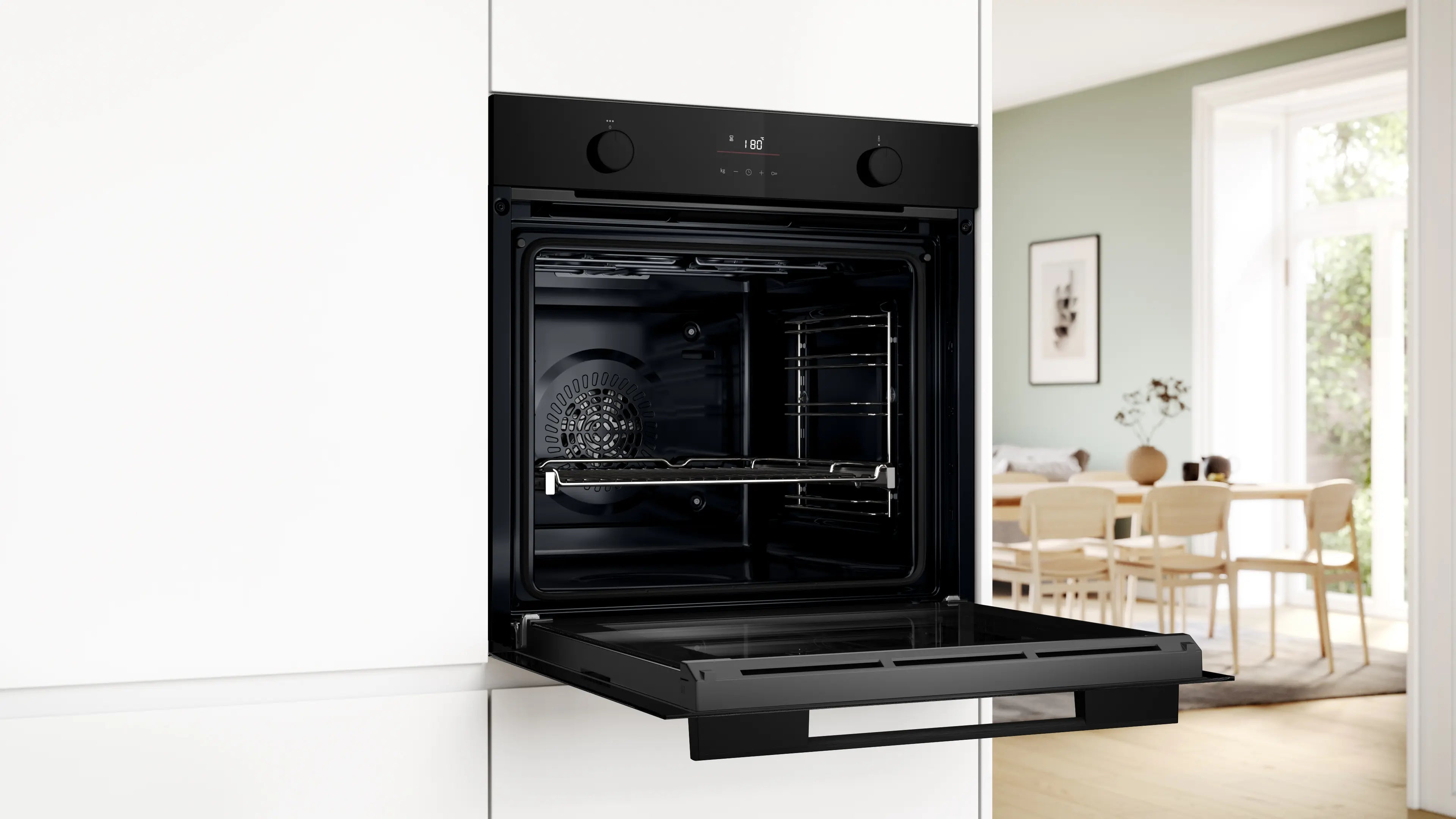 Bosch 60cm Black Built-In Oven with Steam Function - Model XYZ1234 - 60cm