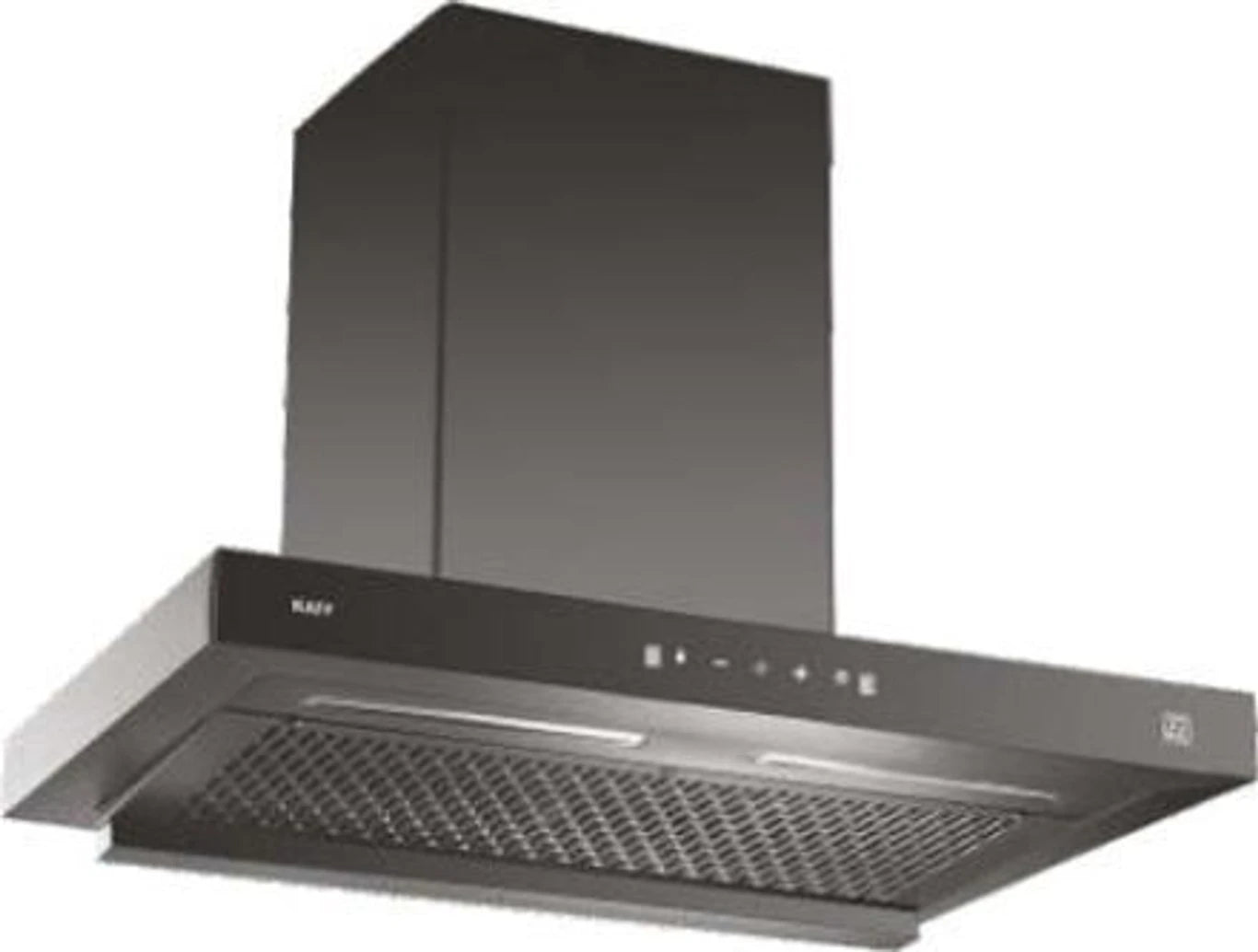 Kaff KMT 60 Auto Clean Wall Mounted Black 1100 CMH Chimney (Wall Mount, Black)