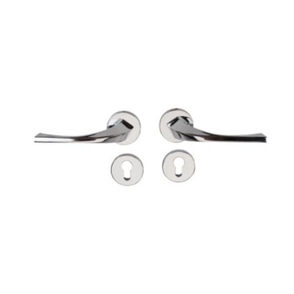 hafele MBK Spica Lever Handle On Rose With EPC Escutcheons 901.79.585