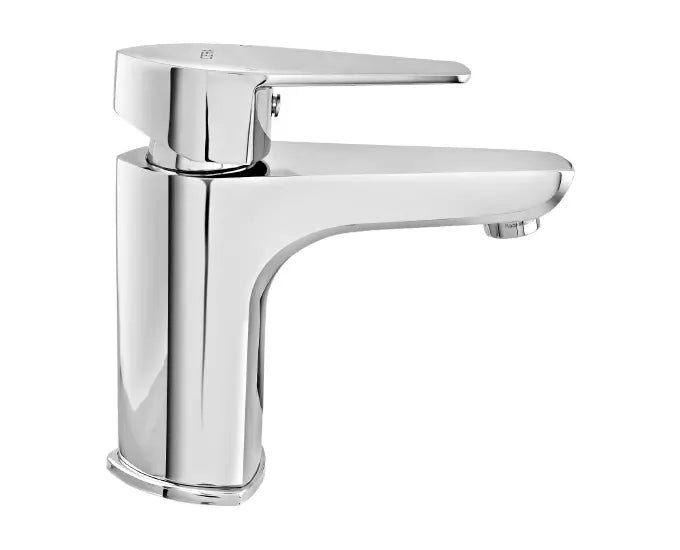 செரா F1013451 450 மிமீ பின்னப்பட்ட இணைப்புக் குழாயுடன் கூடிய ஒற்றை லீவர் பேசின் மிக்சர் (பாப்-அப் இல்லாமல்)