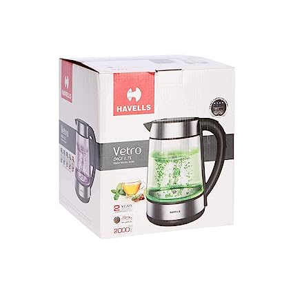 Havells Vetro Digi 1.7 Liter 2000 W Electric Kettle