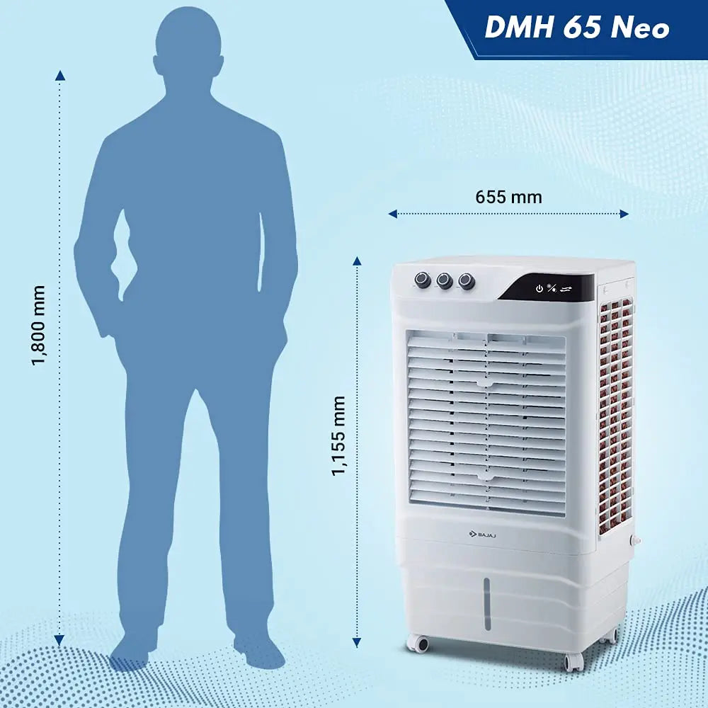 Bajaj DMH 65 Neo 65L Desert Air Cooler White