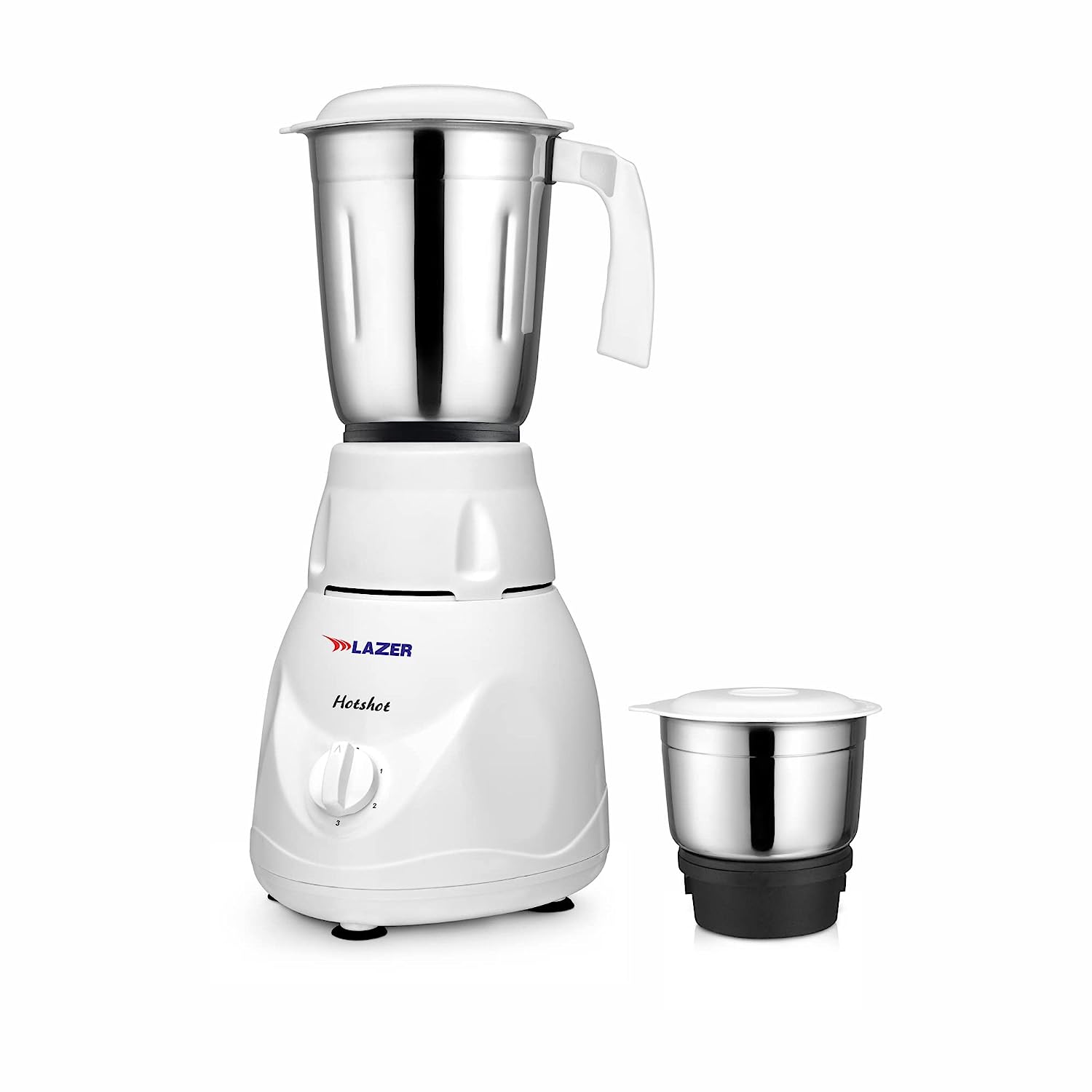 Lazer Hotshot 2 Jars 450W Mixer Grinder (White)