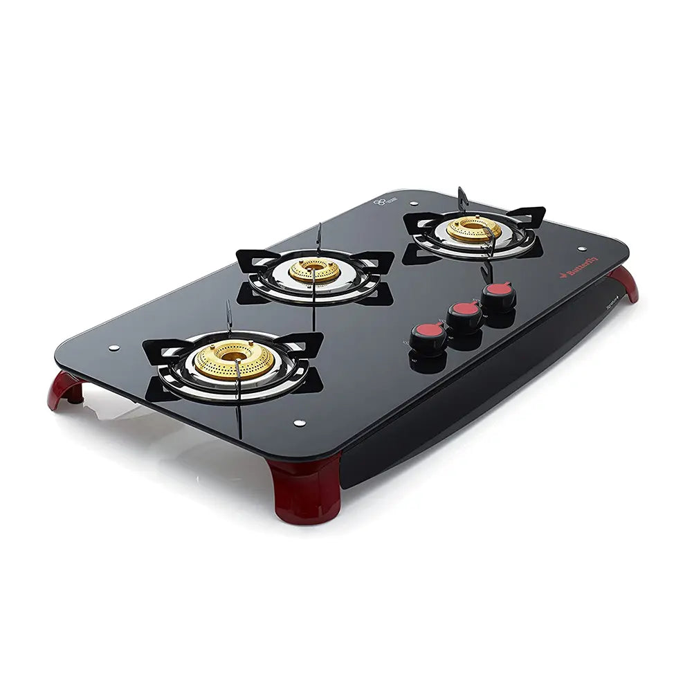 Butterfly Signature Plus 3B Top Knob Designer glass top stoves
