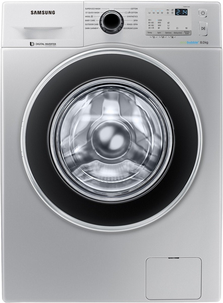 Samsung 8kg Fully-Automatic Front Load Washer (WW80J4213GS/TL)