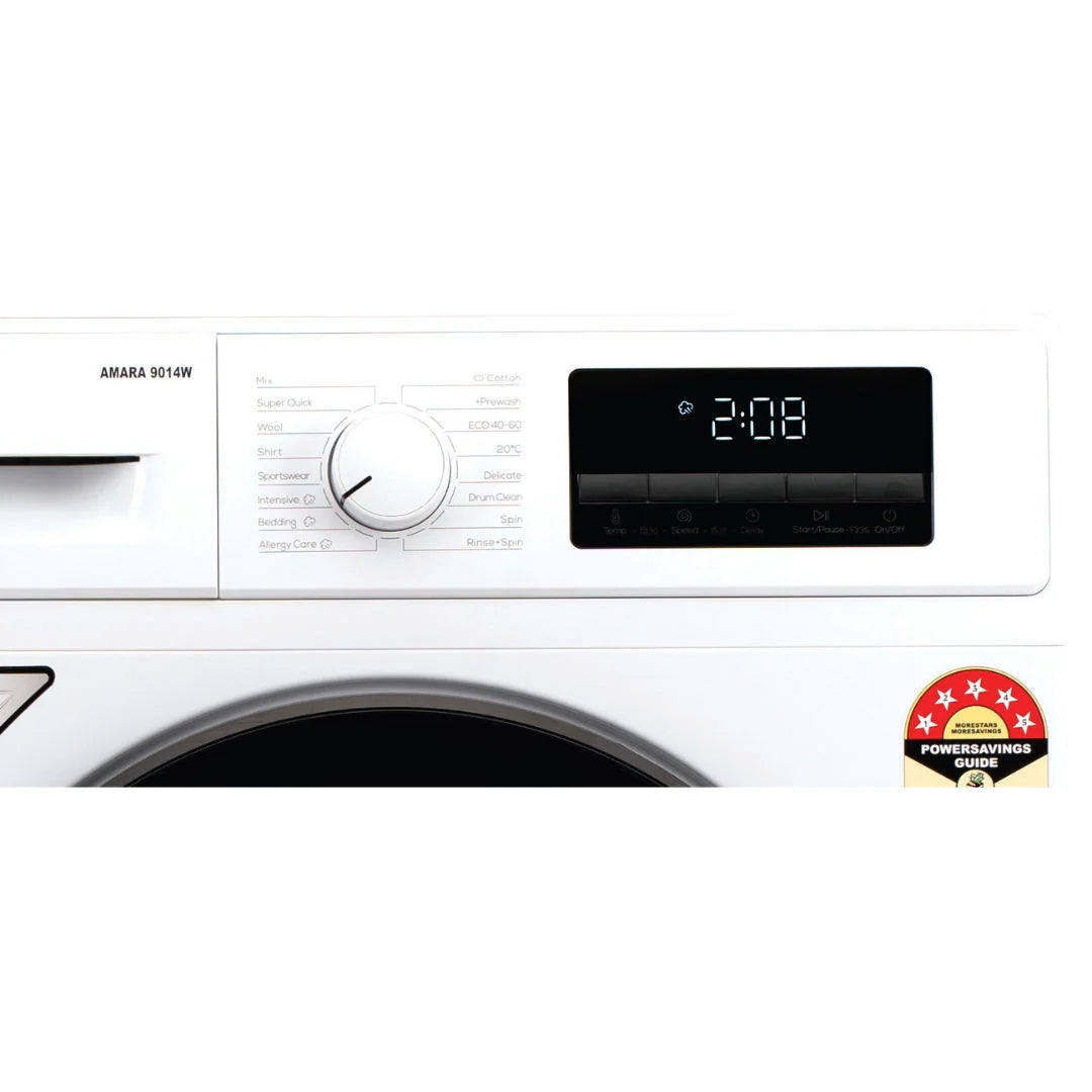 Hafele AMARA 9014W Front Loader 9 Kg Washing Machine: High-Capacity and Efficient