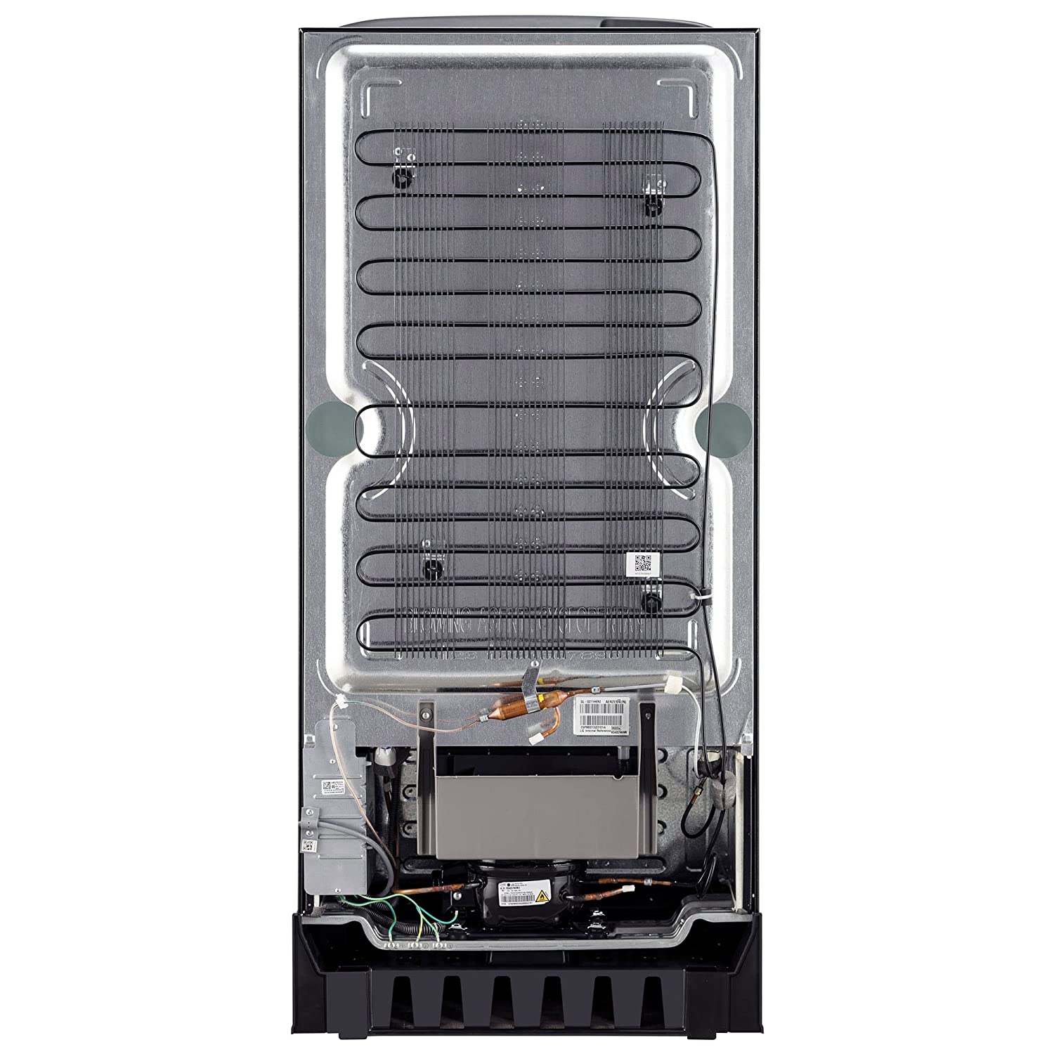 LG 204 L 5 Star Inverter Direct-Cool Single Door Refrigerator (GL-D211HERZ, Ebony Regal, Base stand with drawer, 2022 Model)