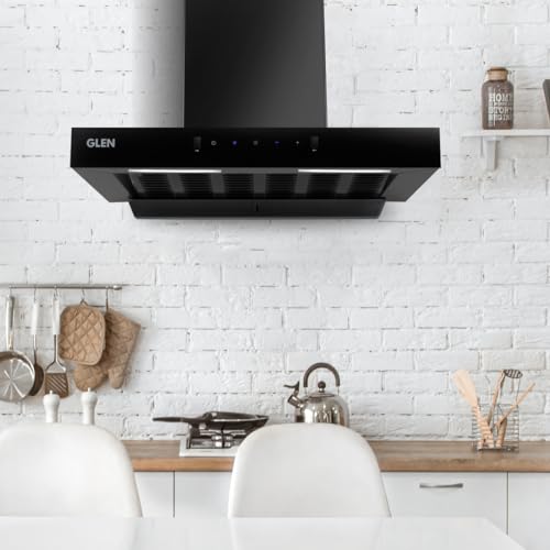 Glen Auto Clean Filterless Chimney with Motion Sensor, 76CM 1200 m3/h (CH6052BLMSAC)