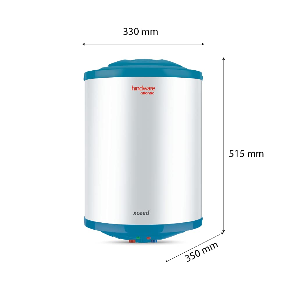 Hindware Atlantic Xceed 15L 5-Star Rated Water Heater White