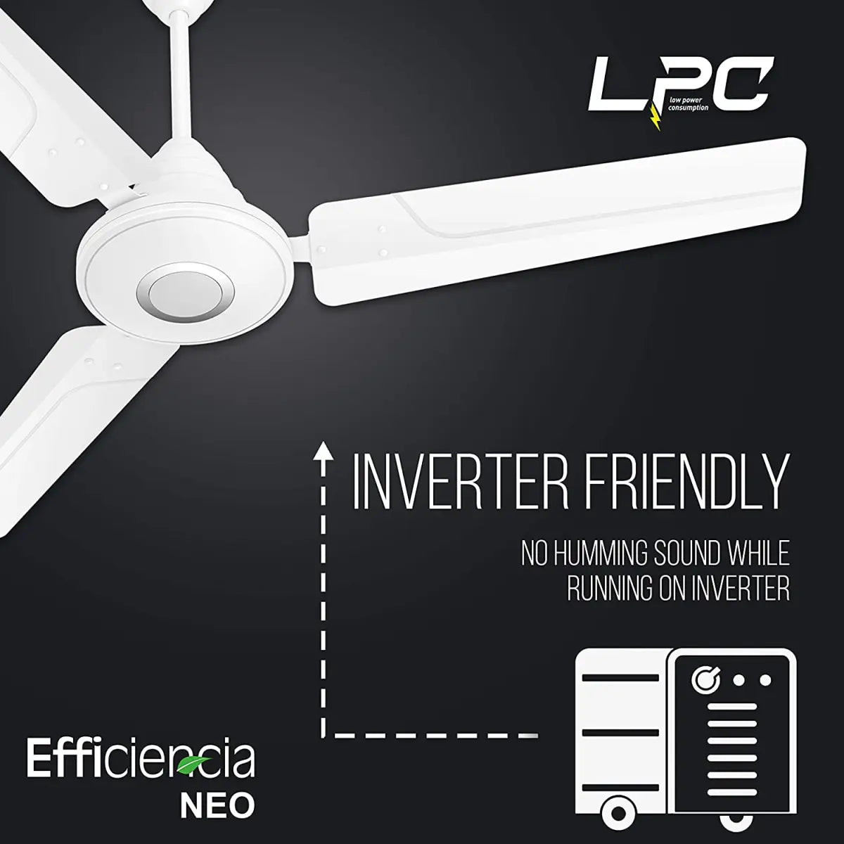 Havells Fan Efficiencia Neo 1200mm Elegant White