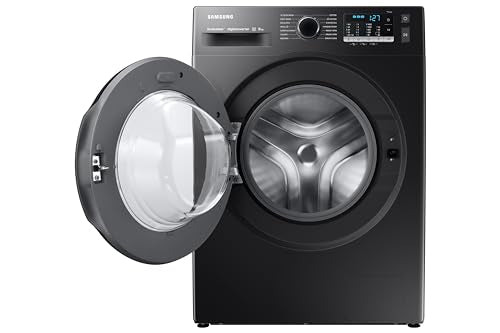 Samsung 8 kg, Hygiene Steam with Inbuilt Heater, Digital Inverter, Fully-Automatic Front Load Washing Machine (WW80TA046AB1TL, Black)