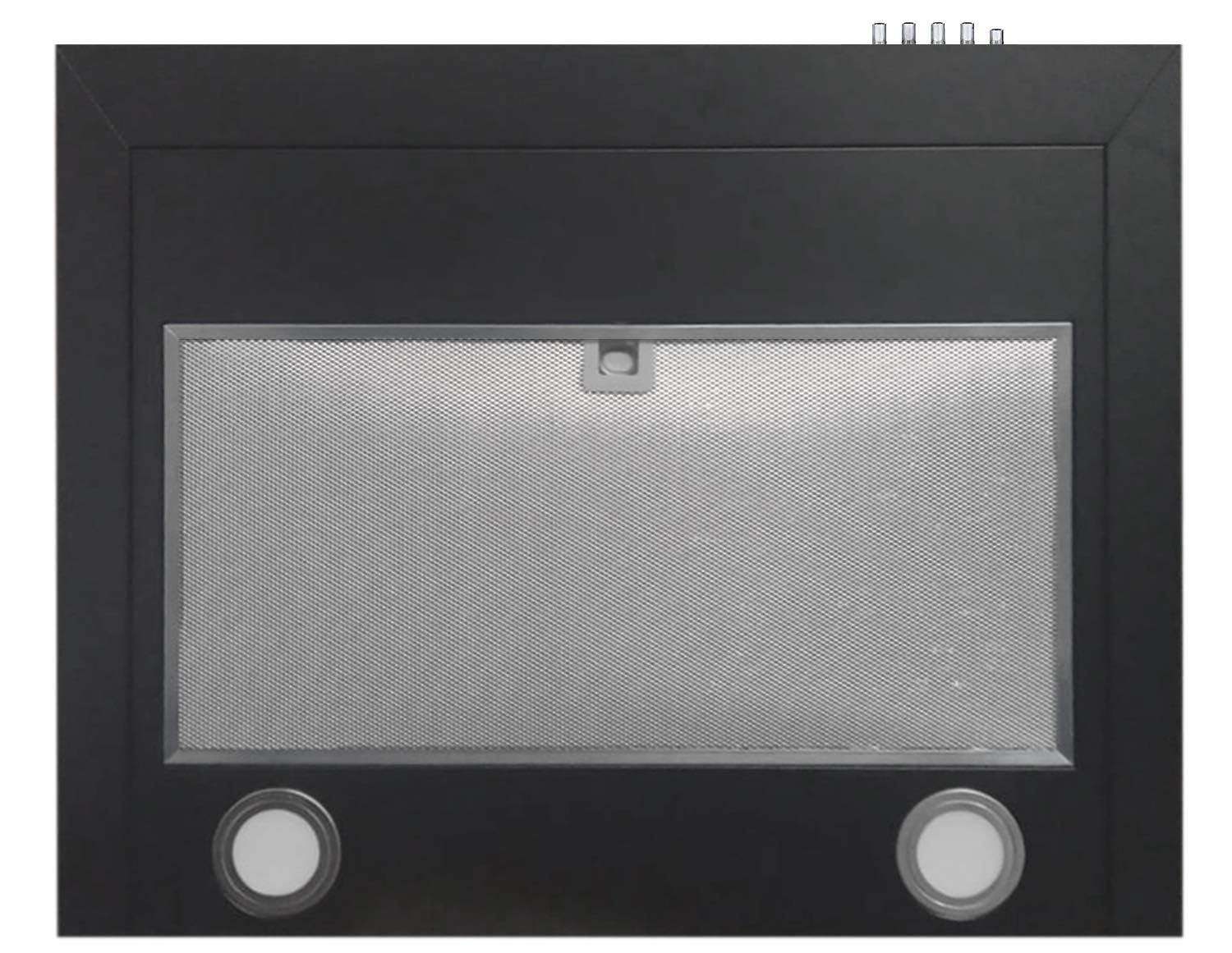 Eurodomo 60 cm 800 m??/HR Pyramid Kitchen Chimney (Hood Sapphire BK BF 60, Cassette Filter, Black)