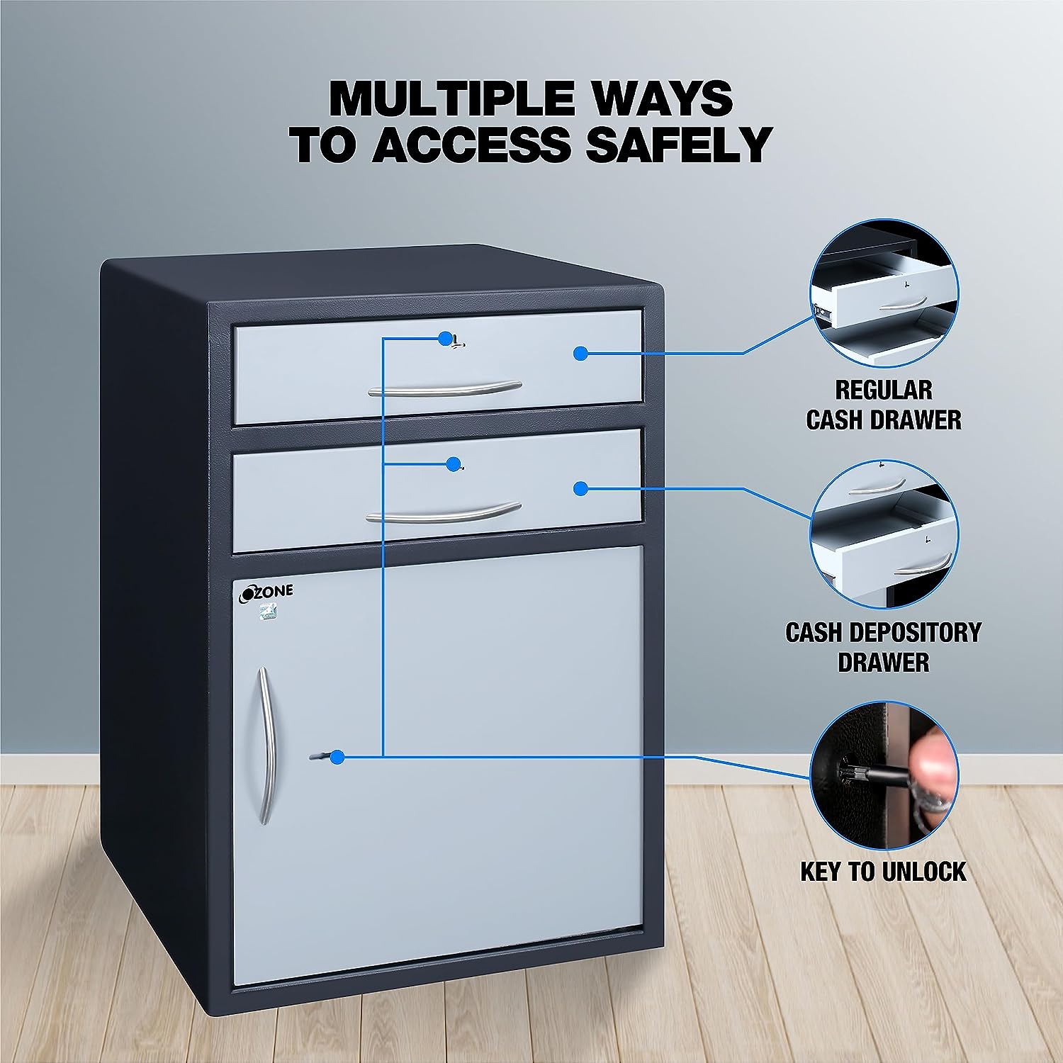 Ozone Manual Drawer Design Safe Locker CONVENIO MANUAL-DD13