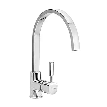 செரா கெய்ல் F1014551 பித்தளை ஒற்றை நெம்புகோல் சிங்க் மிக்சர் (வெள்ளி)