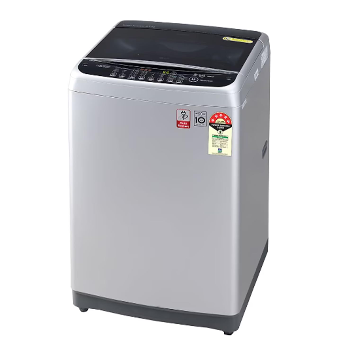 LG 8.0 Kg Inverter Fully-Automatic Top Loading Washing Machine (T80AJSF1Z, Silver)