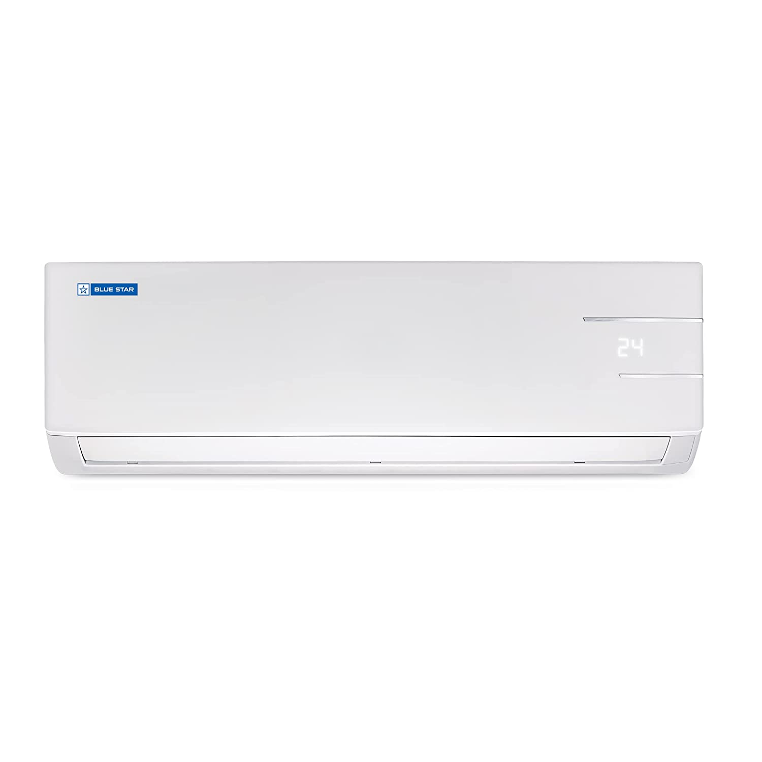 Blue Star 1 Ton 2 Star Fixed Speed Split AC (Copper, Anti Corrosive Gold Fins, Dry Mode, Eco Mode, Hidden Display, Self Diagnosis, Stabiliser Free Operation, Turbo Cool, 2023 Model, FA212YNU,White)