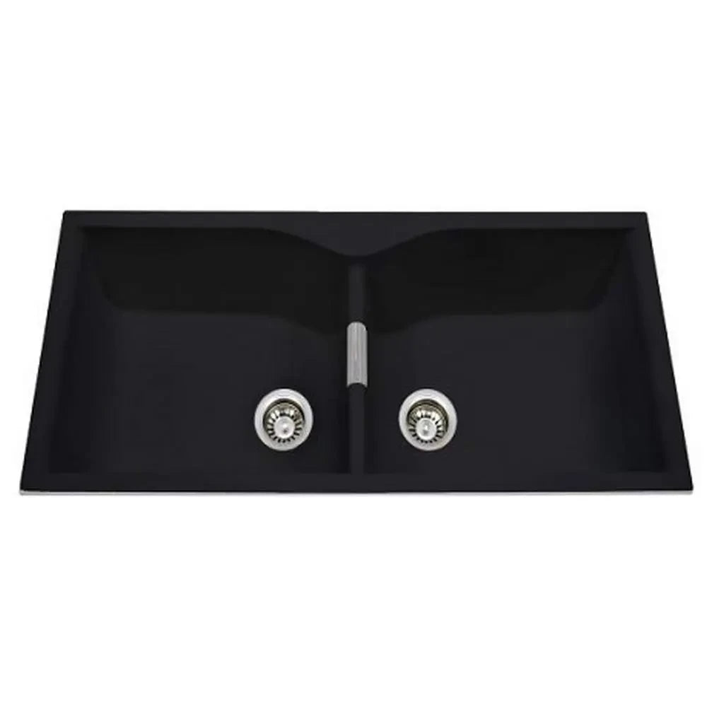 Carysil Kitchen Sink Largo-4520 Double Bowl - Granite metalic