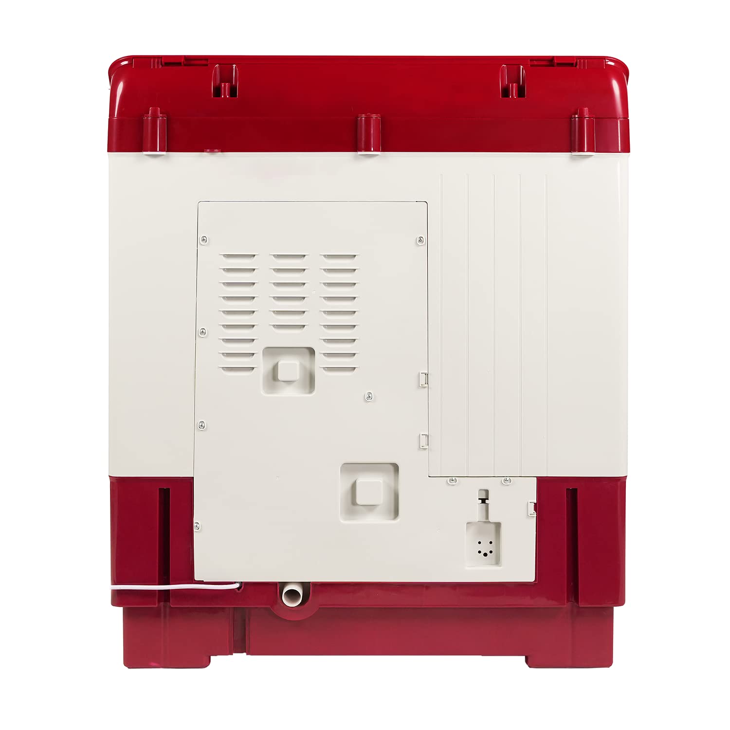 Panasonic 12 kg 5 Star Semi-Automatic Glass Lid Top Loading Washing Machine with Powerful Motor (NA-W120H6RRB, Red, Active Foam System)