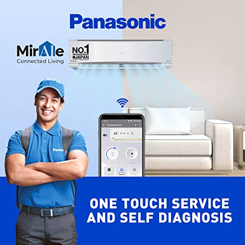 Panasonic 1 Ton 3 Star Wi-Fi Inverter Smart Split AC (Copper Condenser, 7 in 1 Convertible with additional AI Mode, PM 0.1 Air Purification Filter, CS/CU-SU12YKYWA,2023 Model, White)