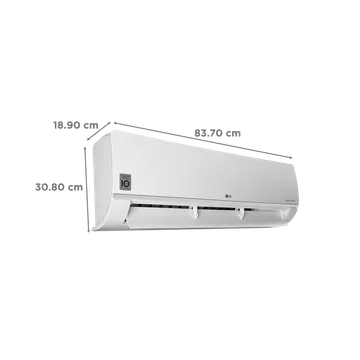 LG 6 in 1 Convertible 1 Ton 5 Star Dual Inverter Split Smart AC with 4 Way Swing (2023 Model, Copper Condenser, RS-Q14GWZE)
