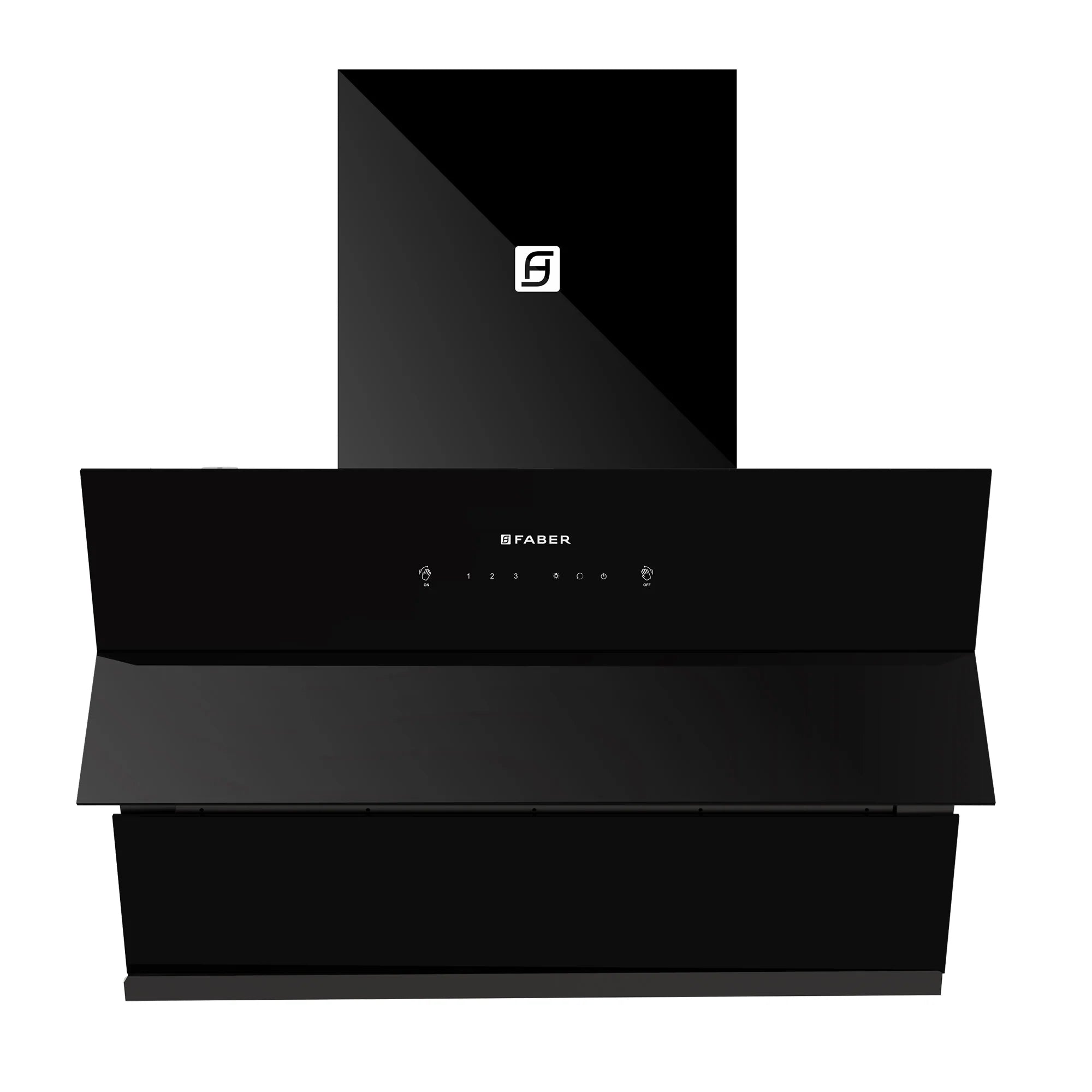 Faber ARIES FL HC SC BK IN 90 Chimney: Sleek and Powerful Kitchen Ventilation