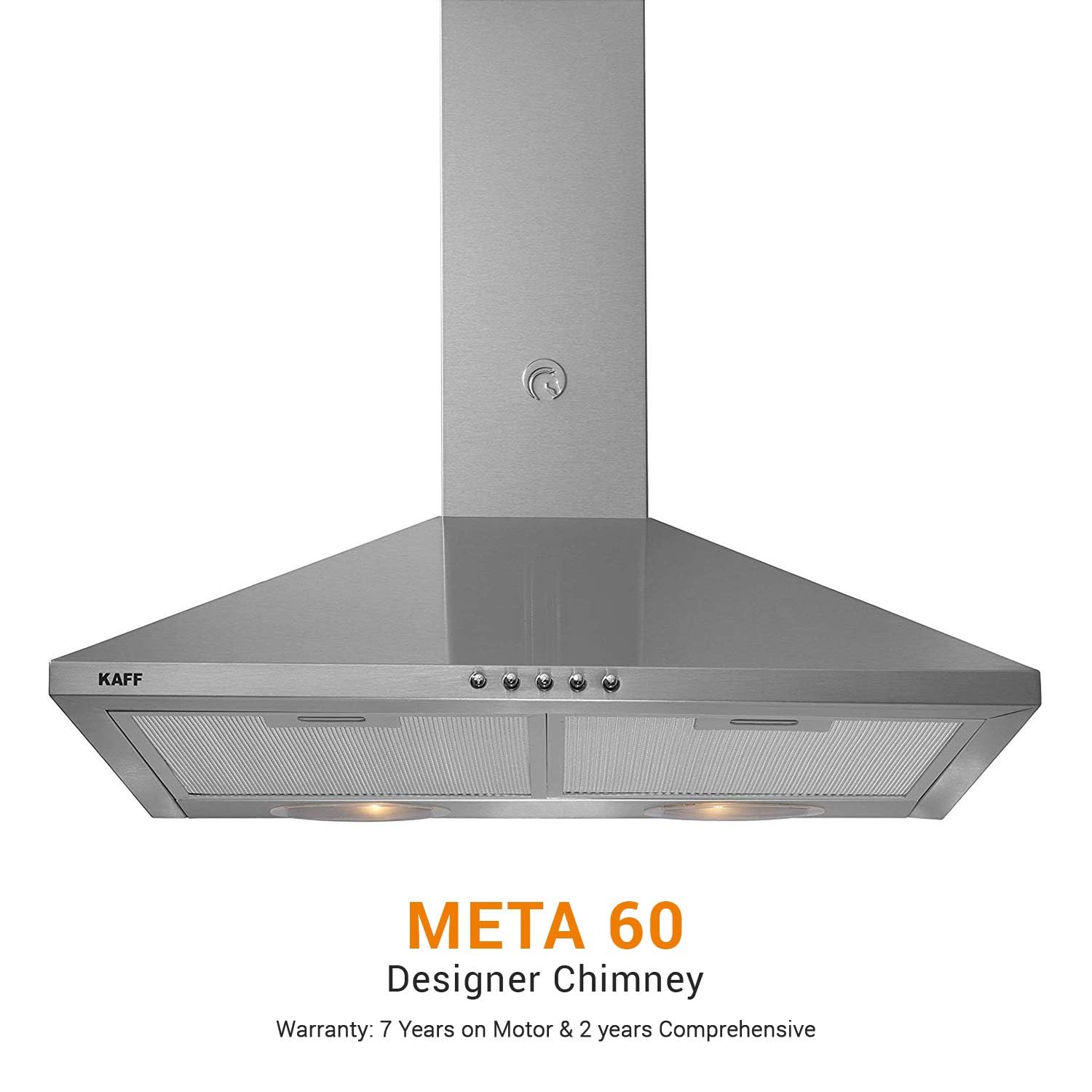 KAFF 60 cm 925 m3/h Chimney (META 60, Grey)