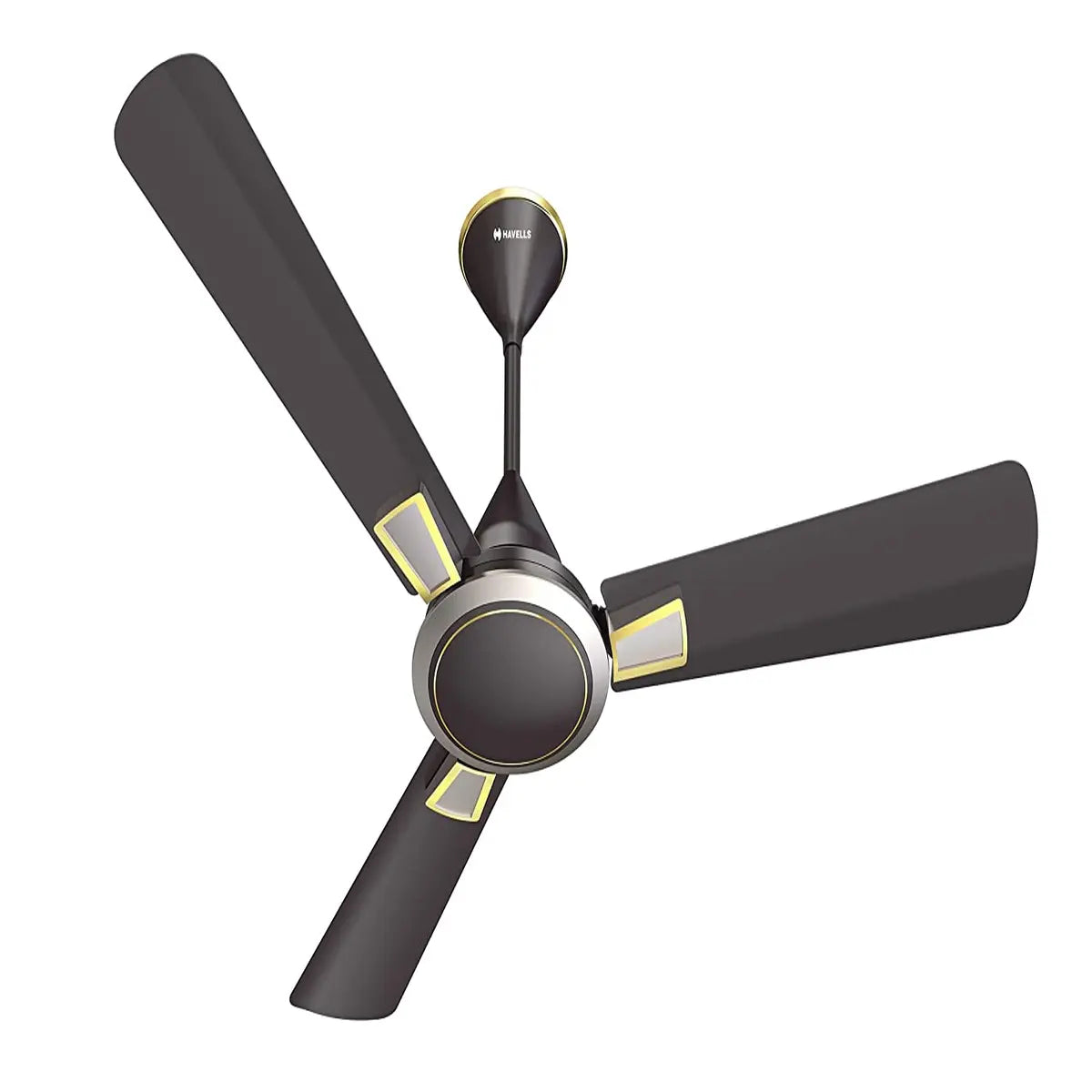 Havells Astura 1200mm Energy Saving with Remote Control 5 Star BLDC Ceiling Fan (Smoke Brown Gold Mist)