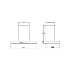 Kaff LYNN 75 DC Kitchen Chimney - Sleek and Efficient