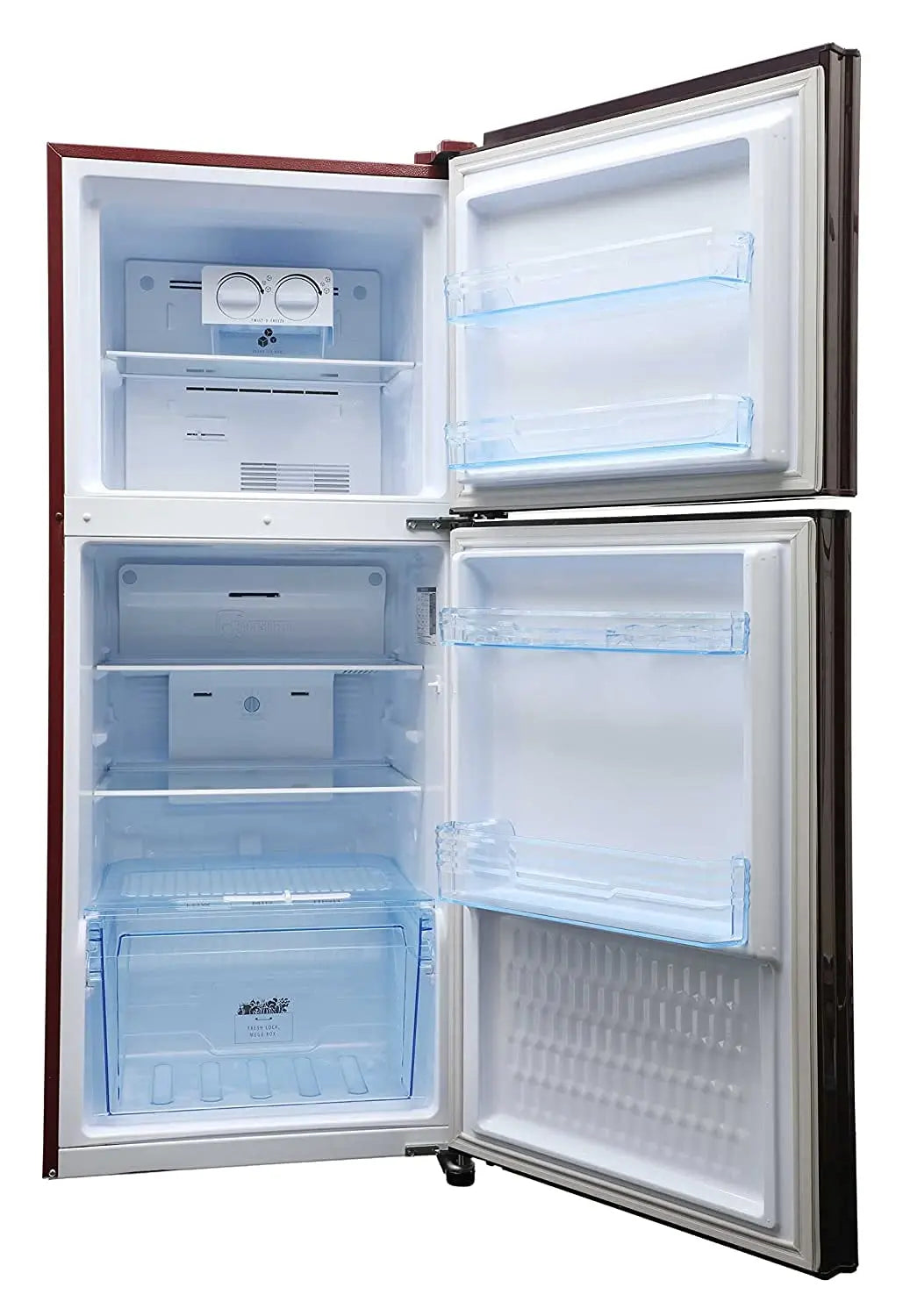 Havells-Lloyd 276 L 2 Star Inverter Frost Free Double Door Refrigerator (GLFF282AMWT1PB Metallic Wine, 2022 Model)