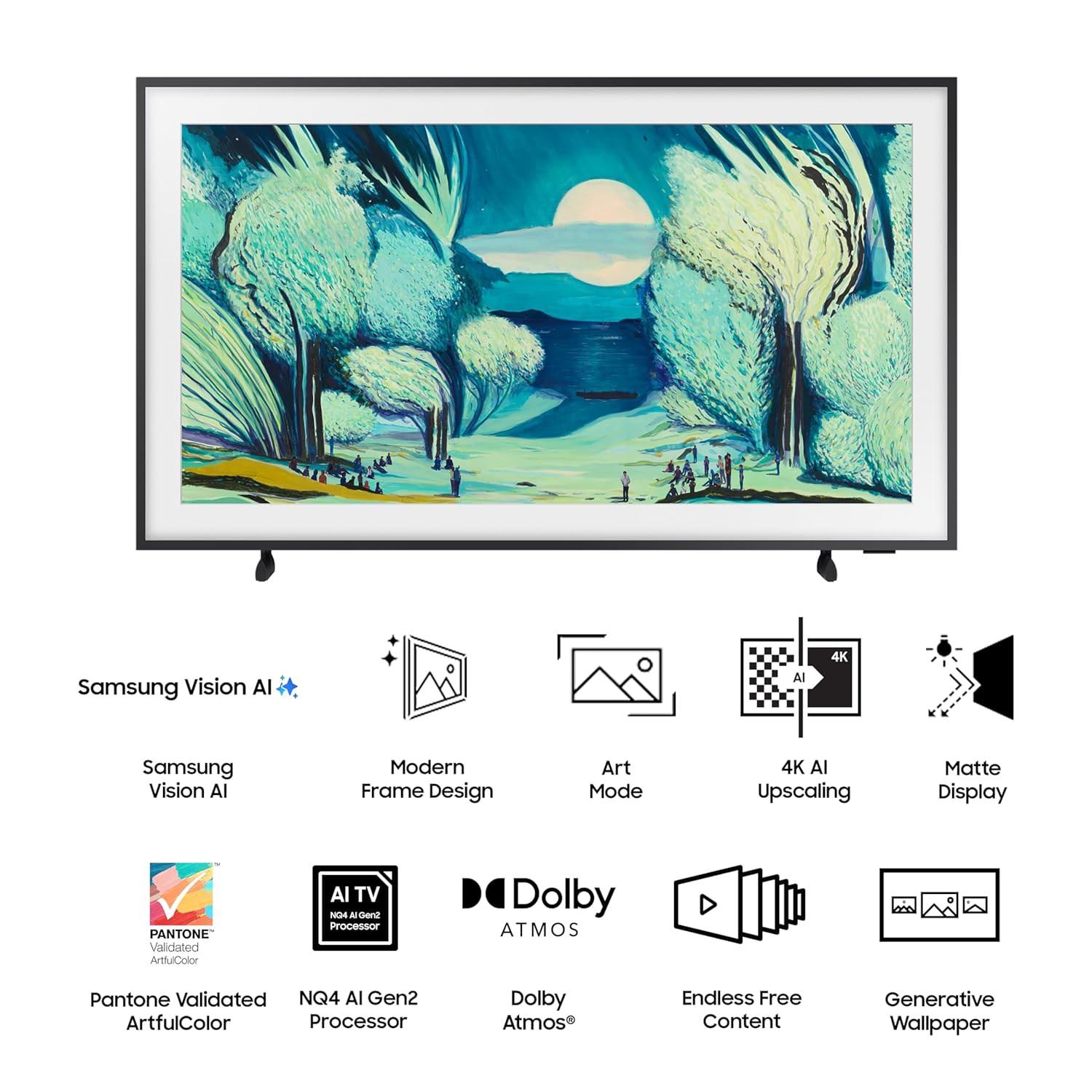 Samsung 65 The Frame QLED TV QA65LS03FAULXL - 4K Ultra HD Smart Series