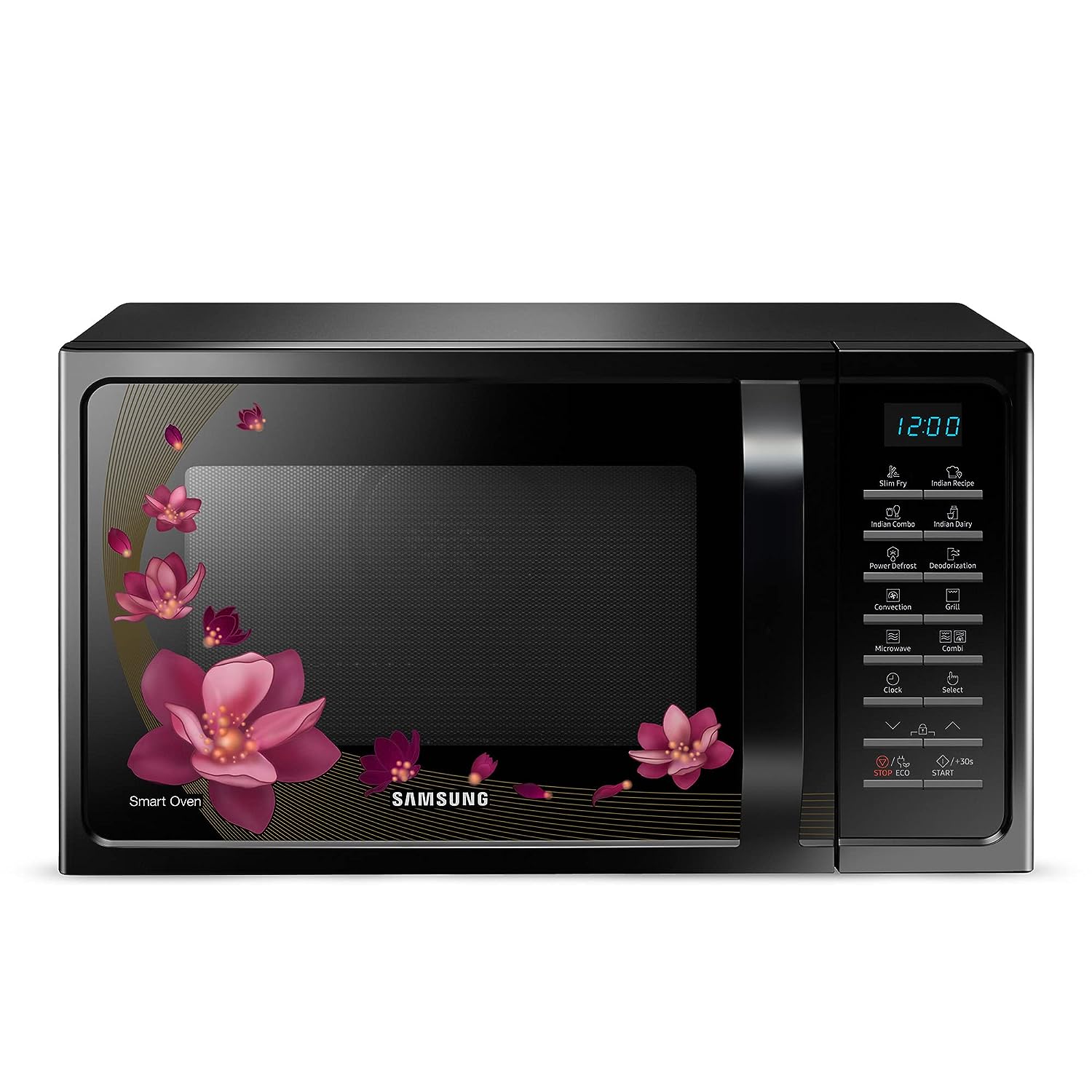Samsung 28 L Convection Microwave Oven (MC28H5025VP, Family Silver)
