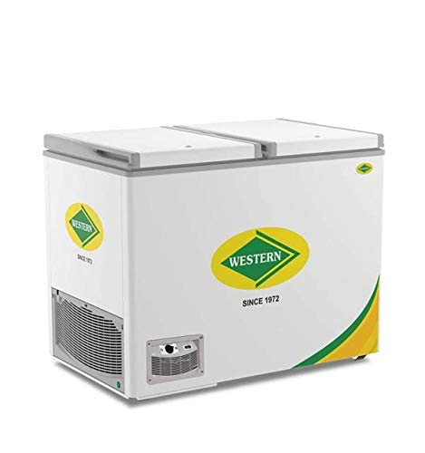 WESTERN 325 L Double Door Standard Deep Freezer  (White, NWHD325H -HC, 5 Star)