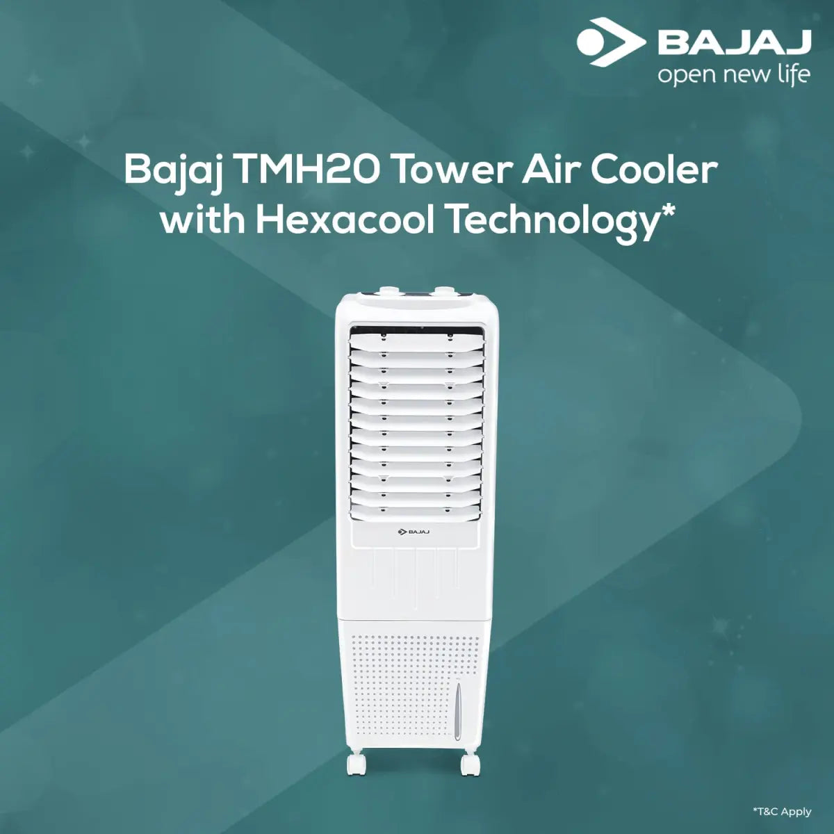 Bajaj TMH20 Tower Air Cooler - 20L White