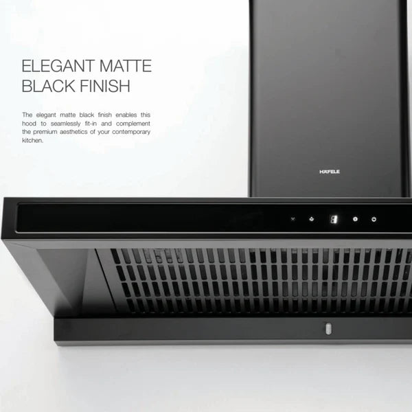 Hafele DATURA NEO 90 90cm Wall Mount Chimney - Sleek and Efficient