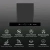 Faber Sigma BLDC HC SC FL BK IN 75cm 1600m3/hr Ducted Auto Clean Wall Mount Chimney