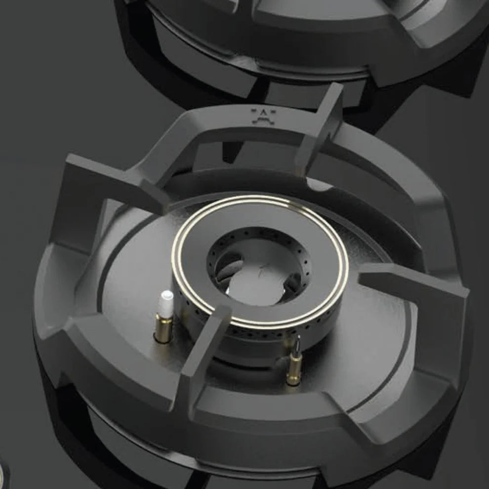 Hafele Augusta 470 70cm 4 Burner Built-in Gas Hob | Full Brass Burners