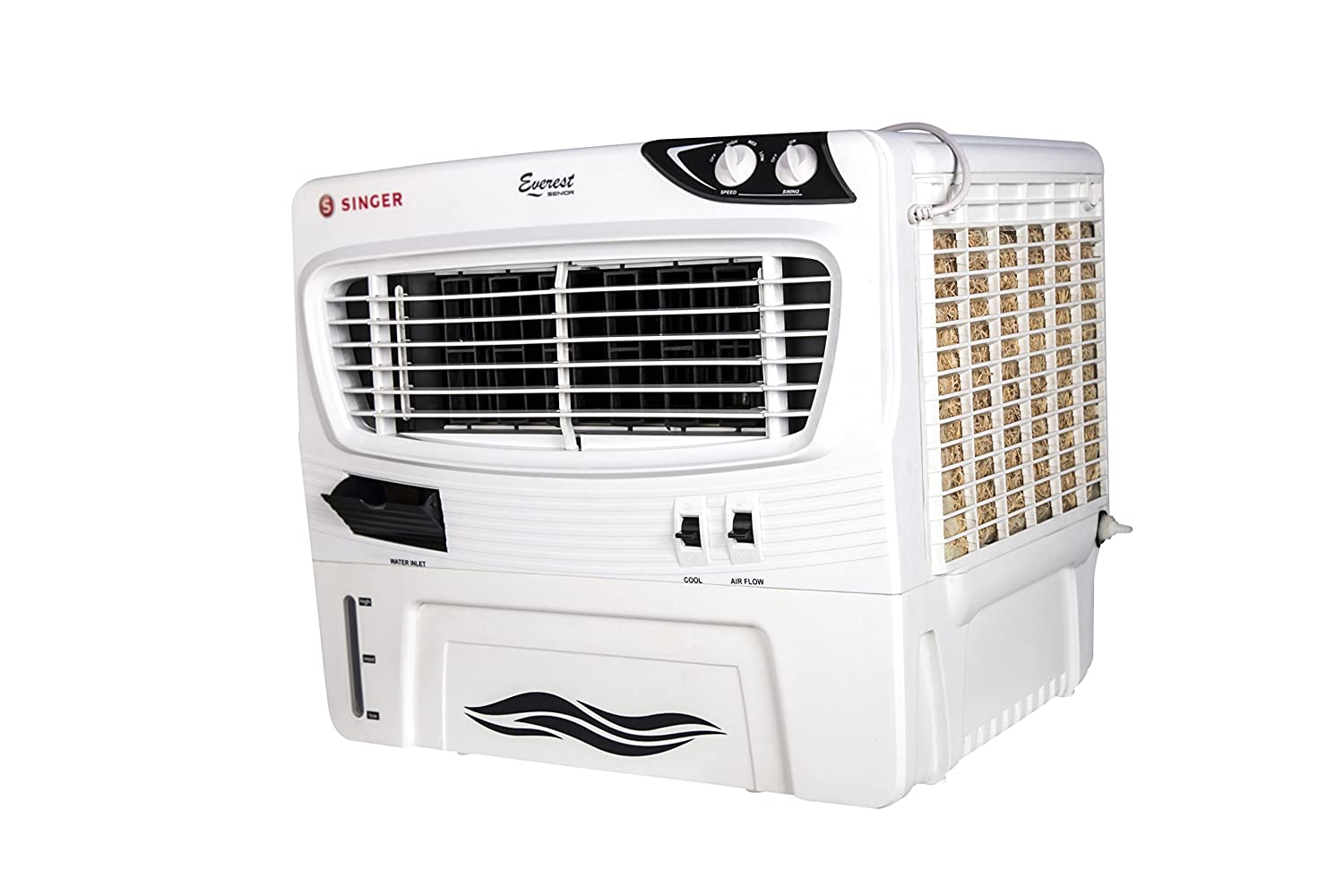 Singer Everest Senior 50-Litre Window Cooler (White), Standard