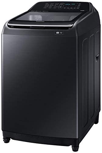Samsung 16 Kg Inverter 5 star Fully-Automatic Top Loading Washing Machine (WA16N6781CV/TL, Black, Wobble Technology