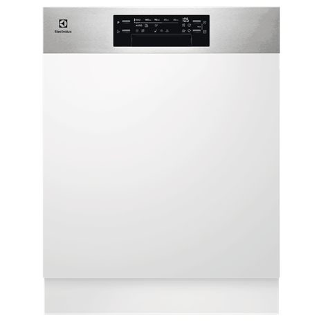 Electrolux EEM48300IX 60Cm Ultimate Care 700 Semi Integrated Dishwasher with 14  Place Settings