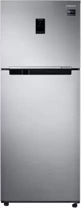 Samsung 394L 3 Star Frost-Free Double Door Digital Inverter Refrigerator Appliance (RT39B551ES8/HL, Elegant Inox, 2022 Model)