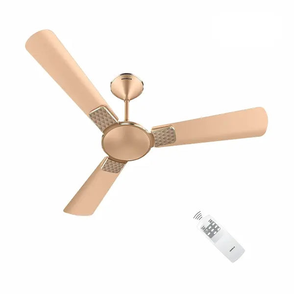 Havells Enticer 1200mm Energy Saving with Remote Control BLDC Ceiling Fan Champagne